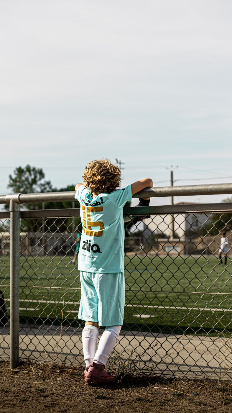 Academy foot : supporter au bord du terrain