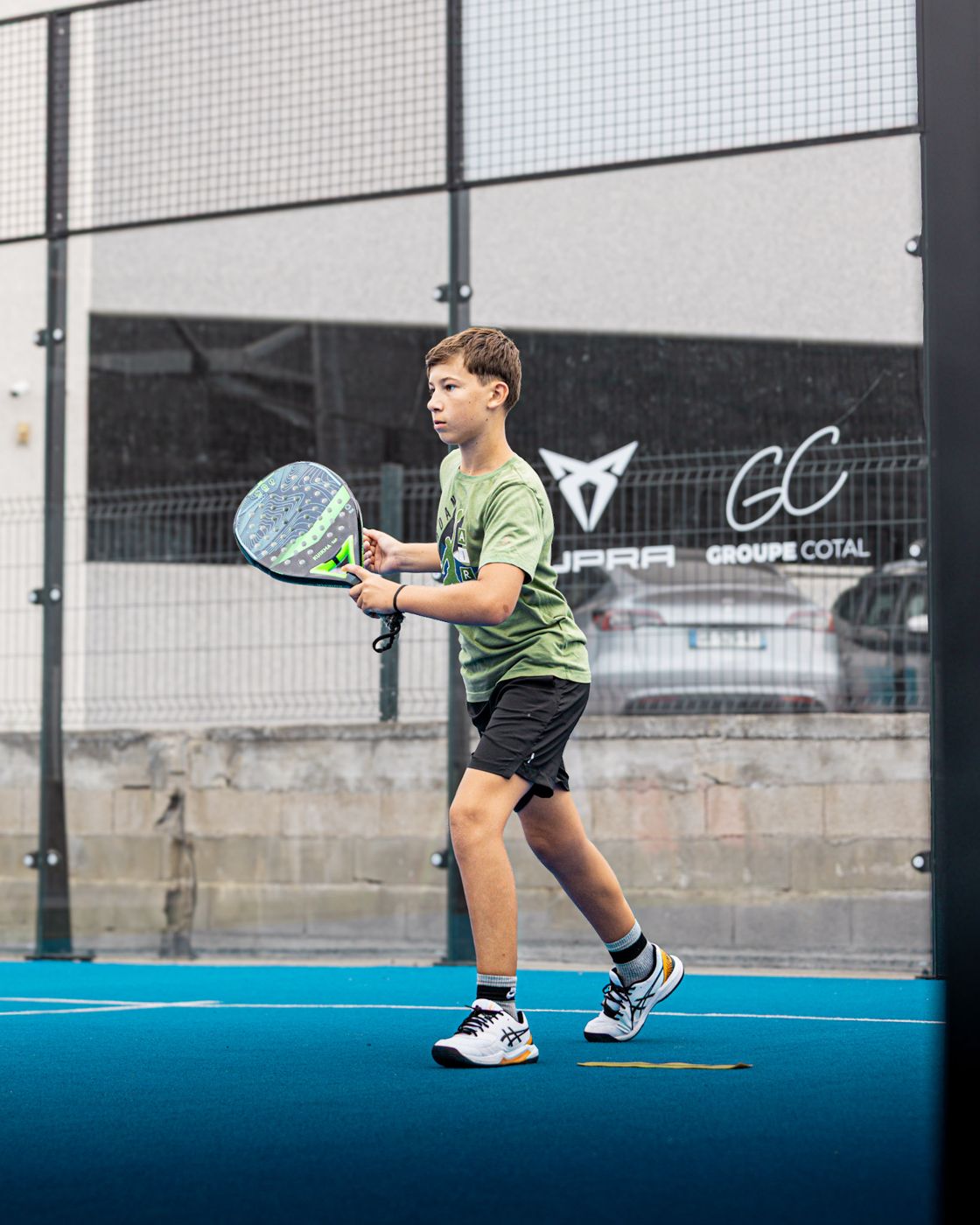 Padel au Fun : coup droit